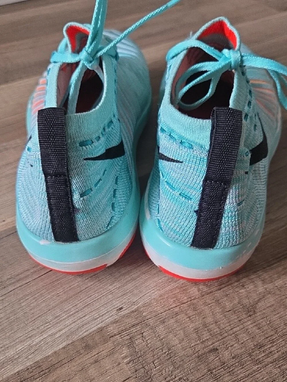 Nike Free Transform Fly Knit Turquoise Athletic Sneakers